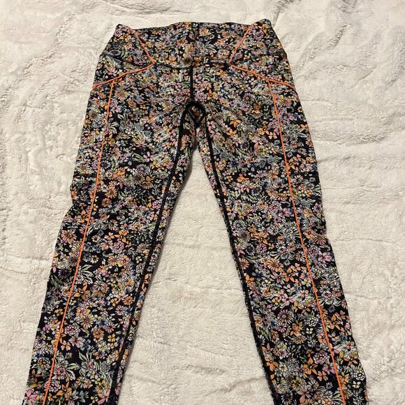 Free People NWOT Floral Women's Leggings Size Xs - Picture 1 of 2